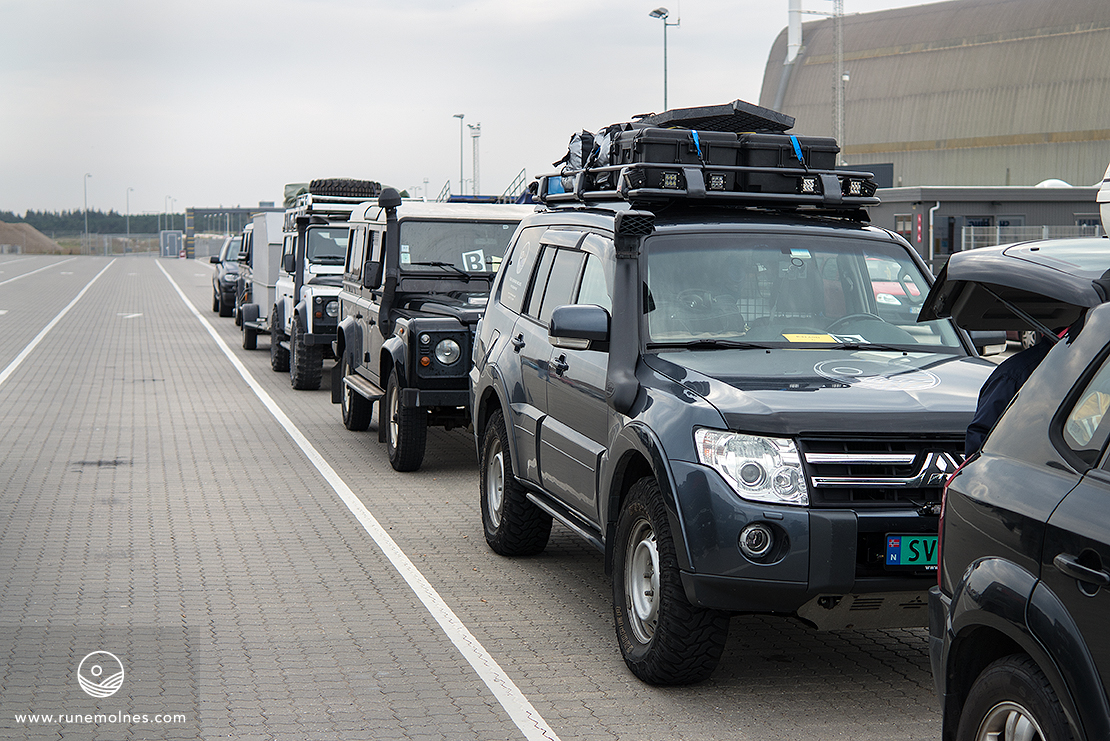 The Nörrøna ferry eventually arrived, and I lined up in the adventure- vehicle lane.