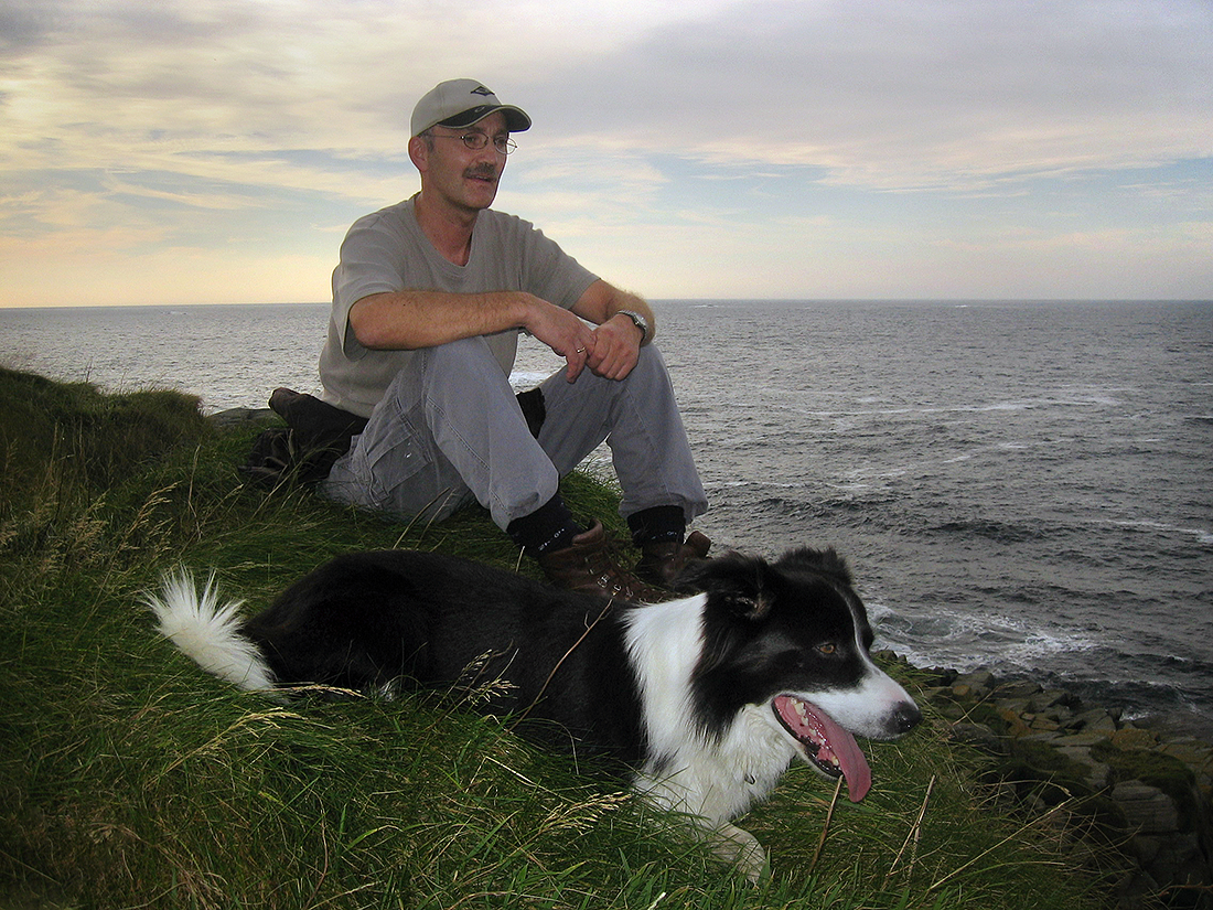 Geir-Egil Gidske and Scott. Photo: Runar Walderhaug